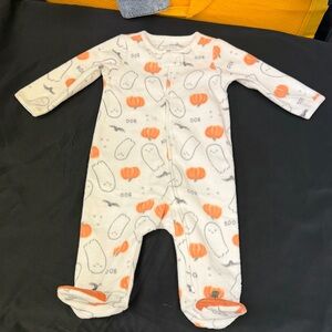 Carters Halloween Ghost and Pumpkin Kids One Piece 6 months